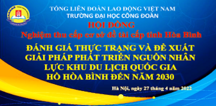 Nghiệm thu cấp cơ sở đề tài Nghiên cứu khoa học cấp tỉnh Hòa Bình