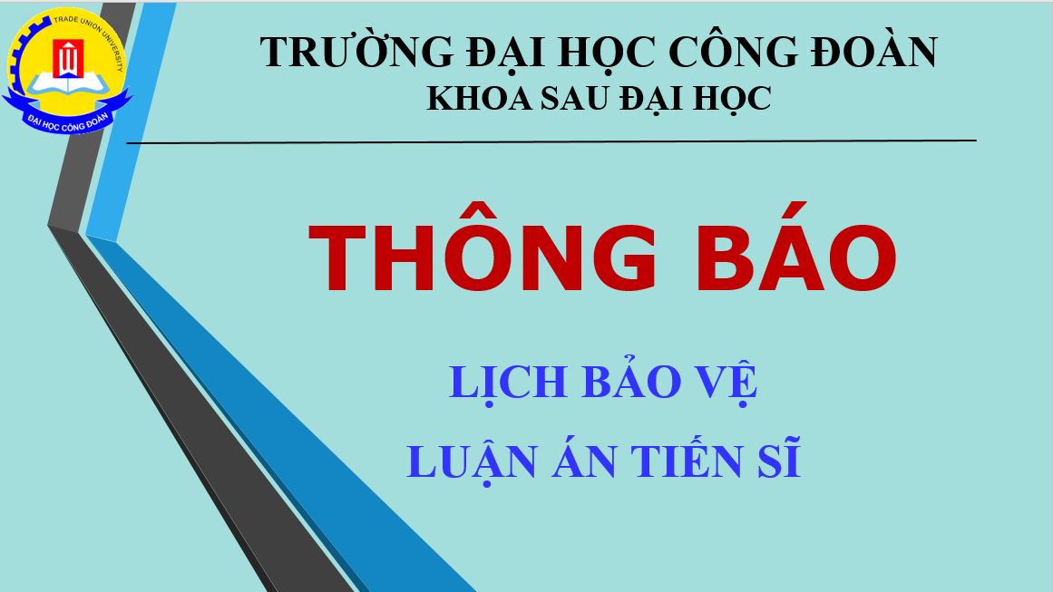 Luận án Tiến sĩ của NCS Ngô Thị Kim Giang